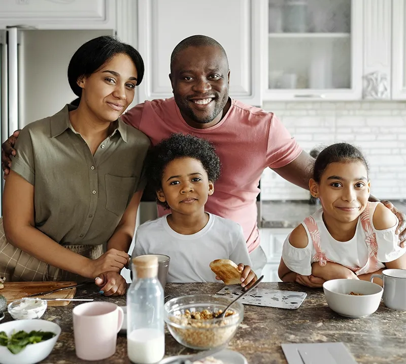 Family of four